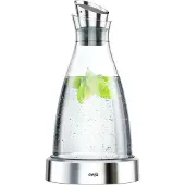EMSA FLOW - Kjølekaraffel - 1 L - rustfritt stål, glass