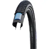 Schwalbe Marathon Plus Tour, 28, Med slange, Sort, 55 - 85 psi, 85 psi, 100 kg