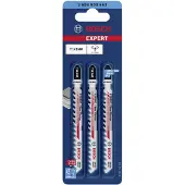 Bosch Accesorios Expert T141hm Fiber Plaster Stikksagbladsett 3 Enheter