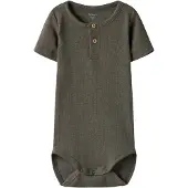 Name it Body k/e - Noos - NbmKab - Bungee Snor/Melange - - 62 - Kortermet body