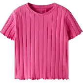 Name it Crop Top - NkfNoralina - Carmine Rose - - 13-14 år (158-164) - Singlet