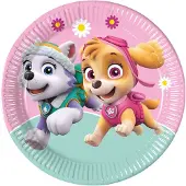 Decorata Party Papirtallerkener - 8-pack - 23 cm - Paw Patrol Sk - - OneSize - Tallerken