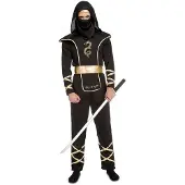 MOM Svart Ninja Mann Drakt
