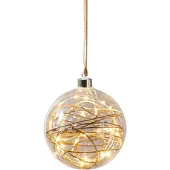 Star Trading Star TradingGlasskule GlowTransparentDekorativ julebelysningFra Homeroom