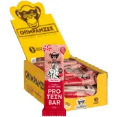 Chimpanzee Bio Proteinbarerboks Bær 45g 20 Enheter
