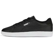 Puma Smash 3.0 Sneakers, Shoes, Black/Black/White, 37