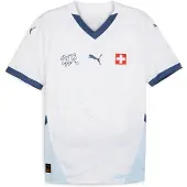 Puma Switzerland 2024 Away Jersey Men, Sport, White/Icy Blue, XS