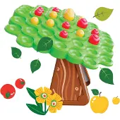Quercetti Balansespill - Opphold Apple - 01041 - - OneSize - Spill