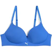 Puma Soft Padded Bra Women (1-Pack), Clothing, Vivid Blue, 38C