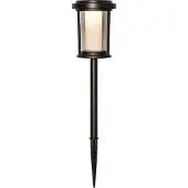 Star Trading LED-lampe med jordspyd Alippa, svart, høyde 44 cm metall