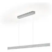 Knapstein LED-pendel Fara, opp/ned, lengde 152cm nikkel