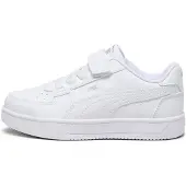 Puma Caven 2.0 Sneakers Kids, Shoes, White/Silver/Black, 34.5