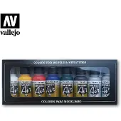 Vallejo Airbrush Color 8 Pcs Airbrush Malingssett
