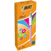BIC 4 Colours Fun 1.0mm Penn 12 Enheter