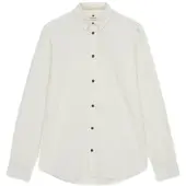 Anerkjendt Akleif Cot/Linen Skjorte hvit