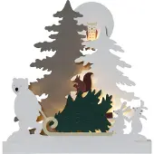 Star Micronics LED-dekobelysning Forest Friends bjørn med slede