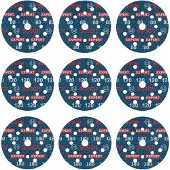 Bosch Expert O780 3x80/3x120/3x180 Sandpapir 125 Mm 9 Enheter