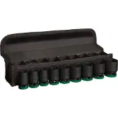 Bosch 2 608 003 038, Støpselsett, 1/2, Metrisk, 9 hoder, 10,11,13,17,19,21,22,24,27 mm, Boks