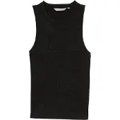 Tom Tailor Coated Rib Ermeløs T-skjorte