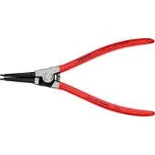 Knipex låseringtang 210mm - t/ låseringe 40-100mm, dyppet greb, udv. lige
