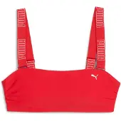 Puma Women's Bandeau Top, Clothing, Red, L