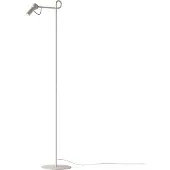 Kdln LED-gulvlampe Bird, hvit, 126 cm, metall, dimbar