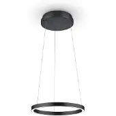 Knapstein LED-hengelampe Lisa-40, CCT, dimbar, matt svart