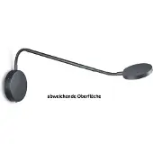 Knapstein LED-vegglampe Thea-W, geststyring, nikkel, utstrekning 60 cm