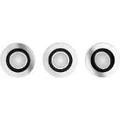 Philips Hue Milliskin Innfelt Spot - Rund - Aluminium - 3-pakning