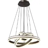 Globo LED-hengelampe Grouni, Ø 60 cm, titanfarget, CCT, metall