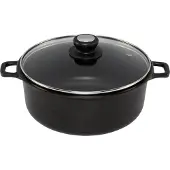 De Buyer Choc Extreme Saucepot With Glass Lid 28 Cm Induction Gryte