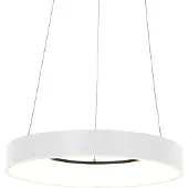 Steinhauer LED-hengelampe Ringlede, Ø 48 cm hvit