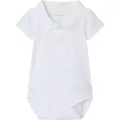 Name it Polo Body k/e - NbmHolger - Bright White - - 50 - Kortermet body