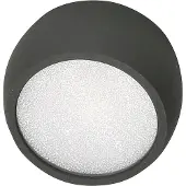 FABAS LUCE Downlight Vasto, antrasitt, Ø 8 cm, 120°, aluminium