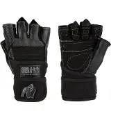 Gorilla wear Dallas Wrist Wrap Gloves, black, medium