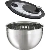Rösle salatslynge med glasslokk