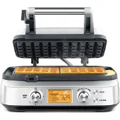 Sage SWM620BSS4EEU1 the Smart Waffle Pro - Vaffelmaskin - 1 kW - børstet rustfritt stål