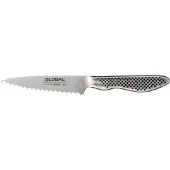 Global Gs-108/sc 12cm Utility Scalloped Blade Kjøkkenkniv