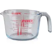 Pyrex målebeger 1 L med måleskala