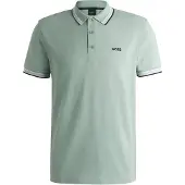 BOSS for man. 50469055 Green Paddy Polo (XL), Casual, Cotton, Short sleeve