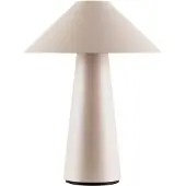 Globen Lighting Akku-bordlampe Cannes, beige, 26 cm IP44