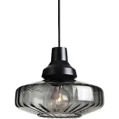 Design By Us Hengelampe New Wave Optic, røykgrå