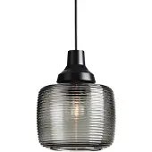 Design By Us New Wave Stripe pendellampe, røykgrå