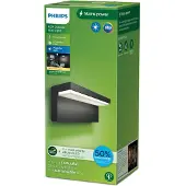 Philips LED utendørs vegglampe Bustan UE, 2 700 K, utendørs