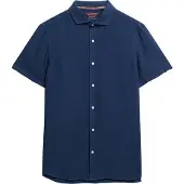 Superdry Vacation Linen Kortarmet Skjorte