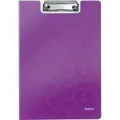 Leitz WOW - Notatbrettmappe - for A4 (210 x 297 mm) - kapasitet: 75 ark - metallisk purpur