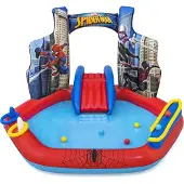 Bestway Lekebasseng m. Tilbehør - 211 x 206 cm - Spider-Man - - OneSize - Barnebasseng