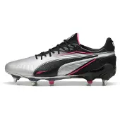 Puma KING ULTIMATE MxSG Football Boots Unisex, Shoes, Silver/Black/Sun Struck, 44