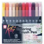 Sakura Koi Coloring Brush Pen 24-sett