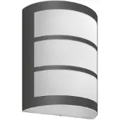 Philips LED-vegglampe utendørs Python UE, antrasitt
